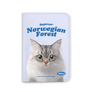 Miho the Norwegian Forest Type Passport Case