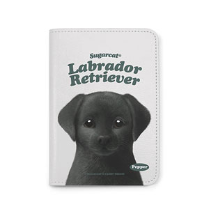 Pepper the Labrador Retriever Type Passport Case