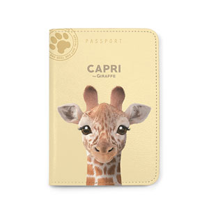 Capri the Giraffe Passport Case