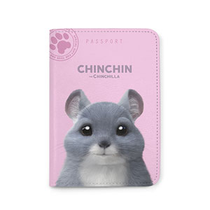 Chinchin the Chinchilla Passport Case