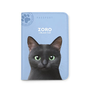 Zoro the Black Cat Passport Case