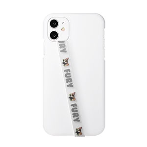 Fury the Stray cat Face TPU Phone Strap