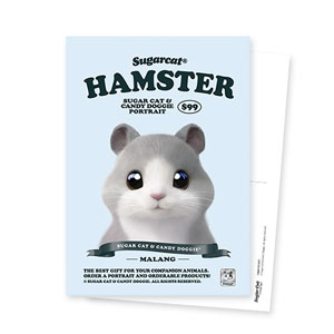 Malang the Hamster New Retro Postcard
