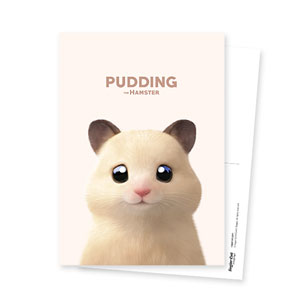 Pudding the Hamster Postcard