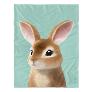 Haengbok the Rex Rabbit Soft Blanket