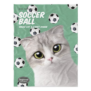 Momo Mumohan&#039;s Soccer Ball New Patterns Soft Blanket