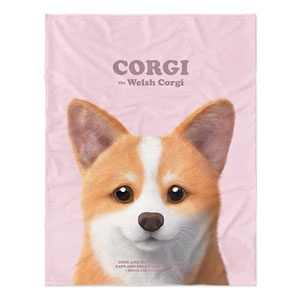 Corgi the Welsh Corgi Retro Soft Blanket