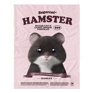 Hamlet the Hamster New Retro Soft Blanket