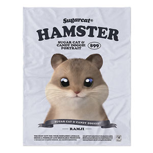 Ramji the Hamster New Retro Soft Blanket