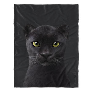 Blacky the Black Panther Soft Blanket