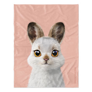 Bunny the Mountain Hare Soft Blanket