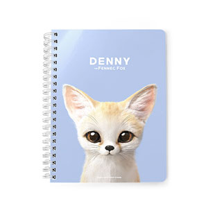 Denny the Fennec fox Spring Note