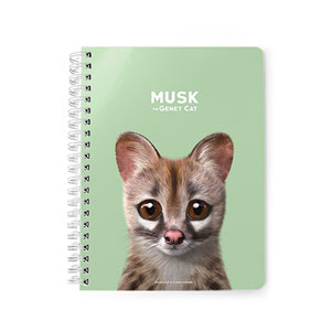 Musk the Genet Cat Spring Note
