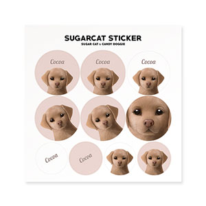 Cocoa the Labrador Retriever Sticker