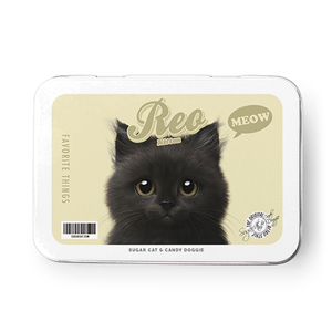 Reo the Kitten Retro Tin Case MINI