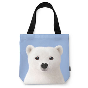 Polar the Polar Bear Mini Tote Bag