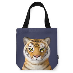 Tigris the Siberian Tiger Mini Tote Bag