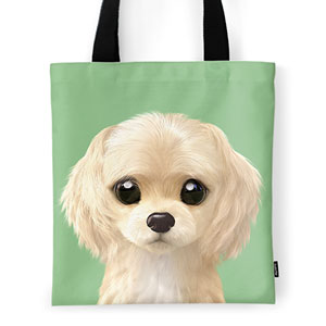 Momo the Puppy Tote Bag