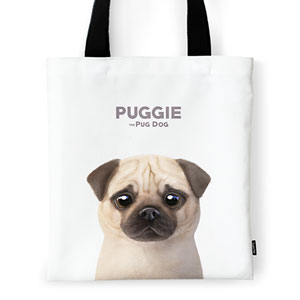 Puggie the Pug Dog Original Tote Bag