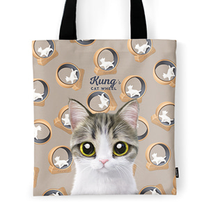 Kung’s Cat Wheel Tote Bag