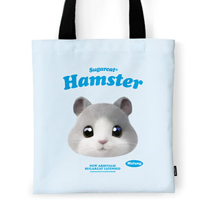 Malang the Hamster TypeFace Tote Bag